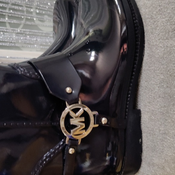 Michael Kors rain/snow boot size 71/2 navy blue true to size knee high - Picture 7 of 9